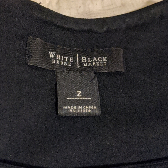 WHBM Chiffon Long Sleeve Shift Dress - Picture 5 of 9